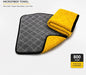 Premium Thick Microfiber {800 GSM]car cleaning Towel Ultra soft & Super Absorbent